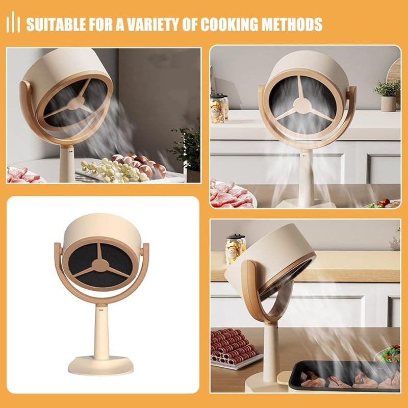 Mikikit Mini Portable Cooker Hood High Suction Smoke Purifier Detachable Filter For Hot Pot Indoor Cooking - Image 5