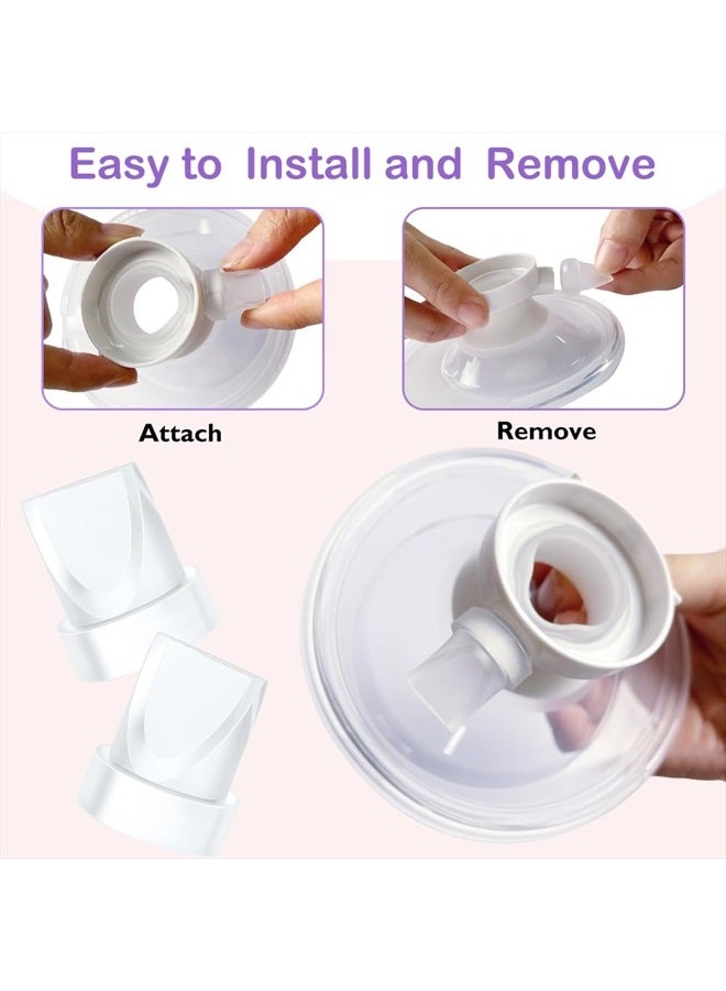 IVARONAL 8Pcs Duckbill Valves Compatible with Momcozy M5 Wearable Breast Pump and for Momcozy V1 / V2 Hands Free Pumps, M5/V1/V2 Breast Pump Replacement Accessories - Image 4