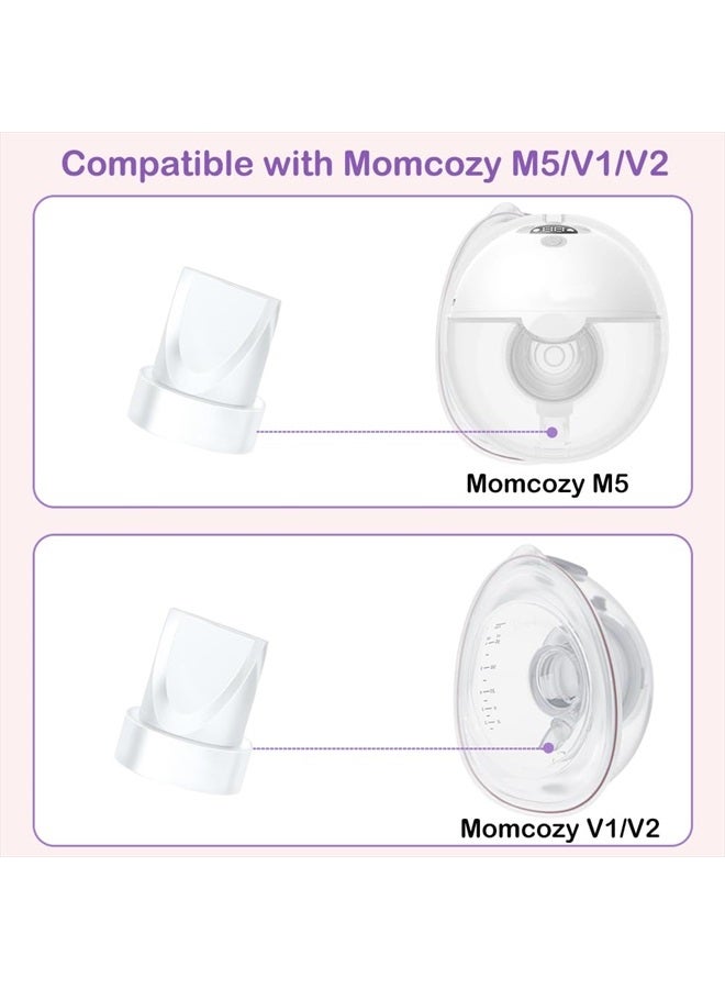 IVARONAL 8Pcs Duckbill Valves Compatible with Momcozy M5 Wearable Breast Pump and for Momcozy V1 / V2 Hands Free Pumps, M5/V1/V2 Breast Pump Replacement Accessories - Image 2