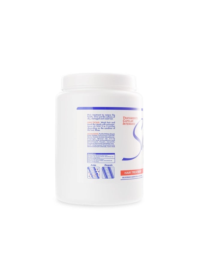 سيلسكون ميكس قناع سيليكون ميكس لترطيب الشعر بعمق 60 أونصة - علاج مكثف للشعر الجاف والتالف، بلسم مرطب للنساء، يُصلح التجعد، ويضيف لمعاناً ونعومة - Image 3