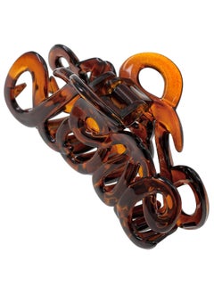 CAMILA Camila Paris CP1380 French Hair Clip for Women, 3.25 inch Girls Hair Claw Clips Jaw Tortoise Cellulose, Fashion Durable and Styling Hair Accessories for Women, Strong Hold No Slip Grip, Made in France 