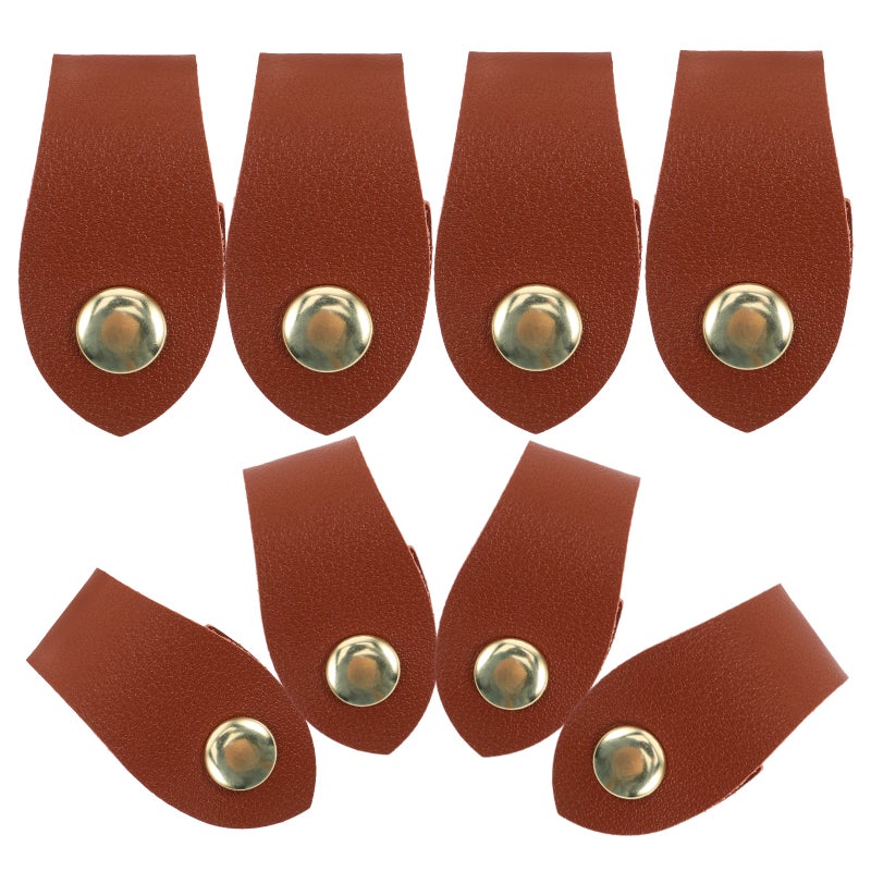 8pcs PU Buckles Button Closures Button Closures for DIY PU Bags PU Fasteners for Purse Making, Secure and Stylish Bag Hardware - Image 1