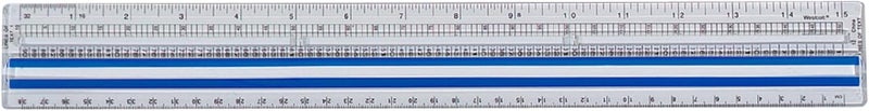 Westcott Westcott 40711 Clear Data Processing Magnifying Ruler 15 in - Image 1