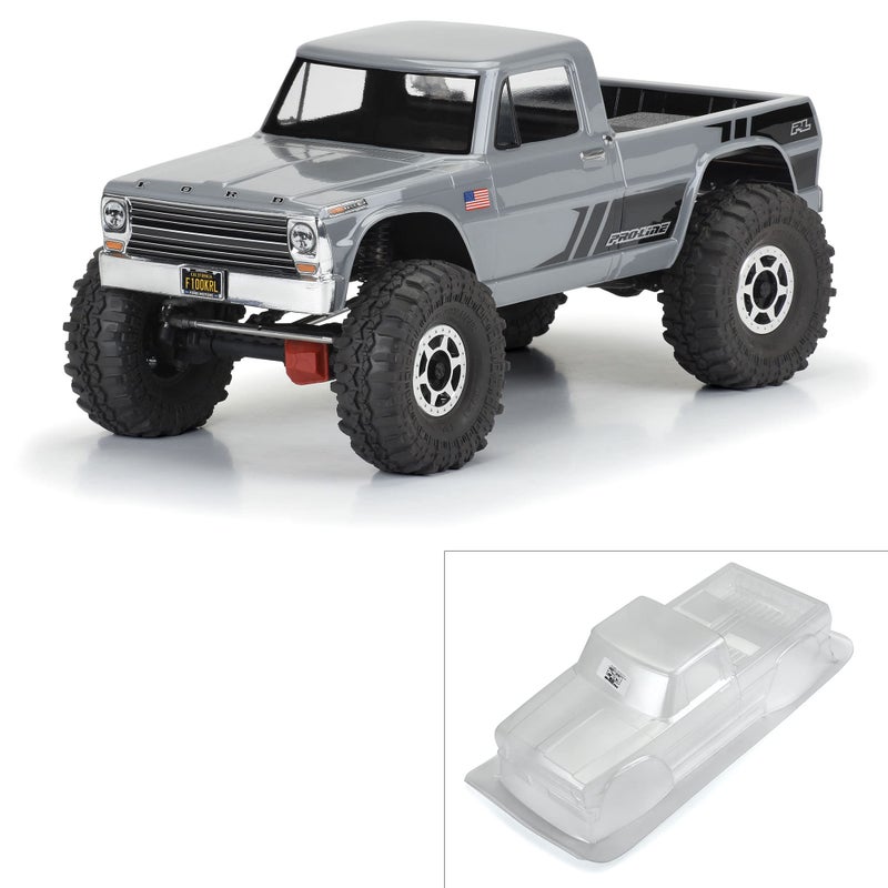 Pro-Line Racing 1/10 1967 Ford F-100 Clear Body 12.3 WB Crwlrs PRO361300 Car/Truck Bodies Wings & Decals - Image 1