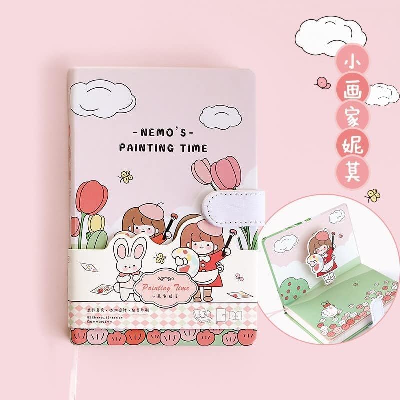 CESITRA Journal Scrapbook Kit | Vintage Aesthetic Scrapbook Kit | Journal Supplies with Scrapbooking Paper Birthday Craft Gift | Scrapbook for Kids Girl (Nemo's Magnetic Scrapbook) - Image 3