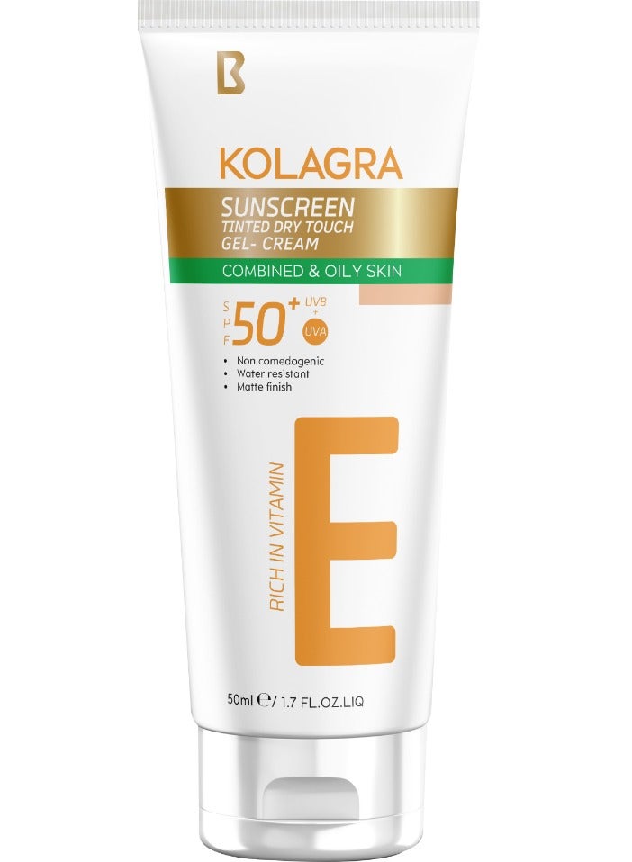kolagra Tinted sun screen Gel cream SPF50+