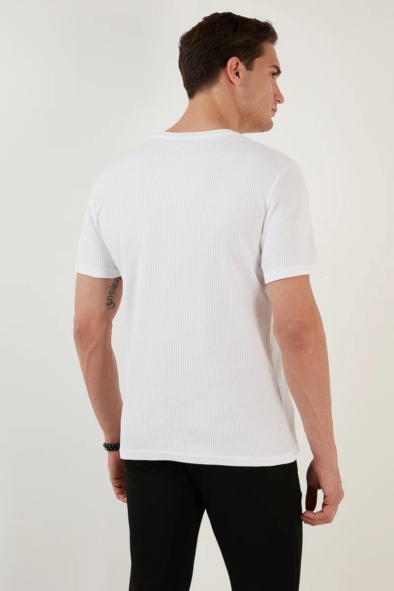 Buratti Cotton Regular Fit Crew Neck T Shirt Men's T Shirt 5902407