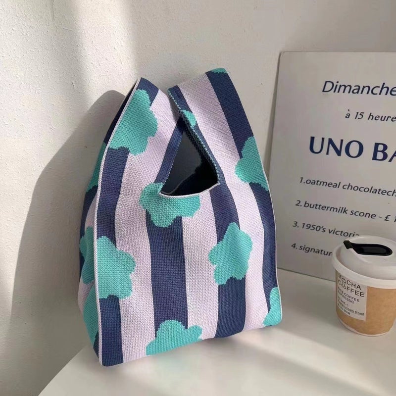 Teacher'S Day Gift Style For Female Teachers High-End Practical Knitted Bag Kindergarten Gift Bag New Style - Image 1