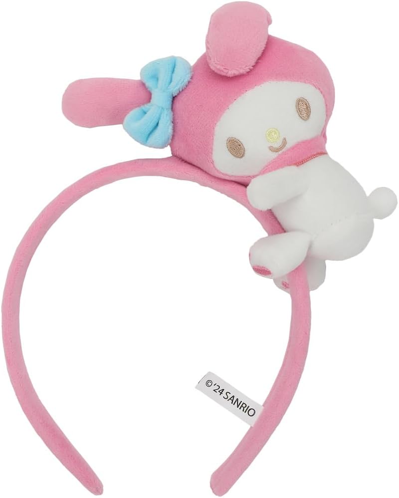 Bioworld My Melody Pink Headband With Character Charm  Plush
