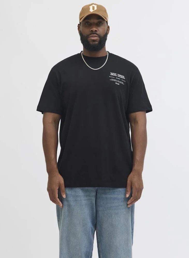 Plus Size Logo Crew Neck T-Shirt