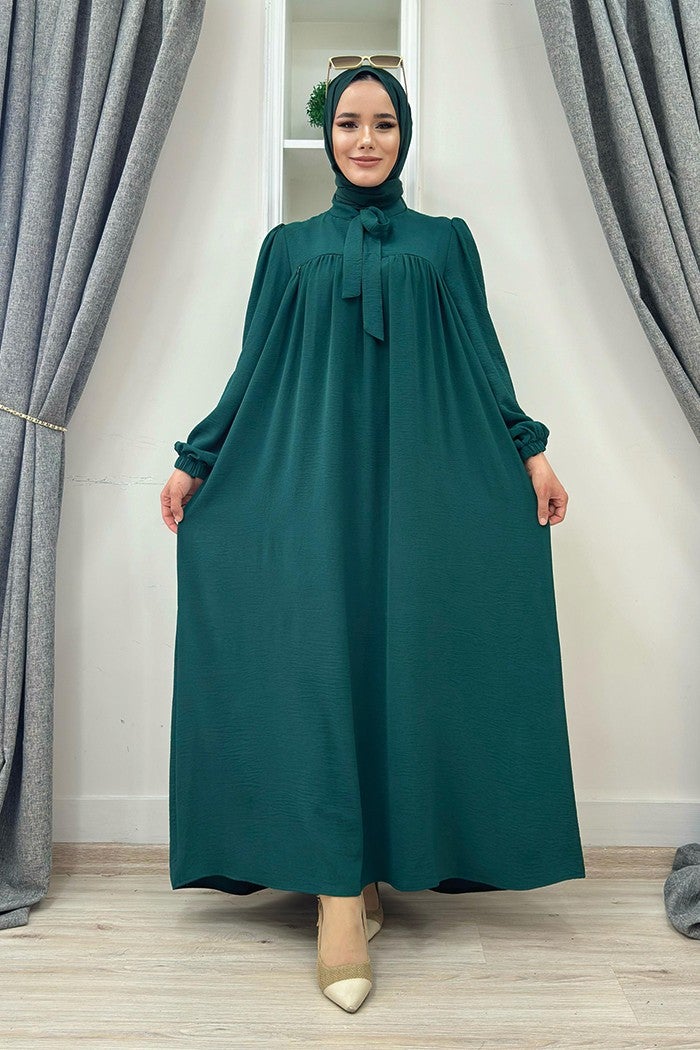 Bym Fashion Baby Mother Dress 3896 Emerald - Image 1