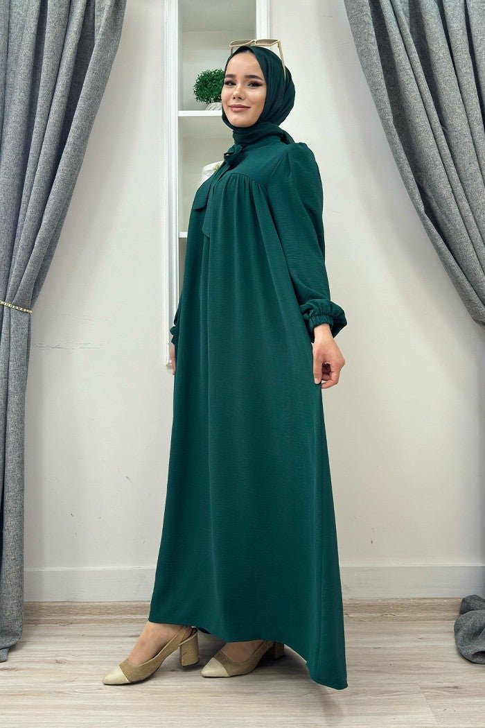 Bym Fashion Baby Mother Dress 3896 Emerald - Image 3