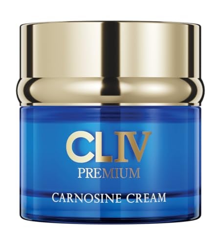 CLIV Carnosine Cream Korean Skincare Moisturizer with Carnosine Retinol Peptides Smoothing Hydrating Face Cream for Skin Texture Elastic Feel 169 fl oz 50ml - Image 1