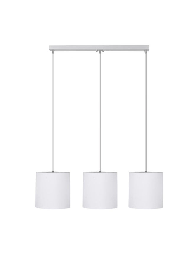الروضة للإضاءة نجفة ريجاتا 3 لمبة | حديث ديكور LED E27 معلقة مصباح سقف اضاءة داخلية مصباح معلق دلاية سقف مودرن نجفة | مناسبة لأي غرفة | | اللون: أبيض | المقاس: 70x65 سم