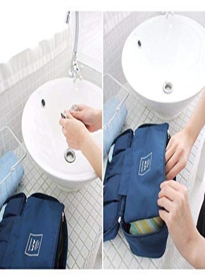 4 Pocket Secret Pouch Storage Bags, DIY Travel Underwear Organiser Bag for Women, Men, Girls, Boys, Teenagers, Pink - Image 4