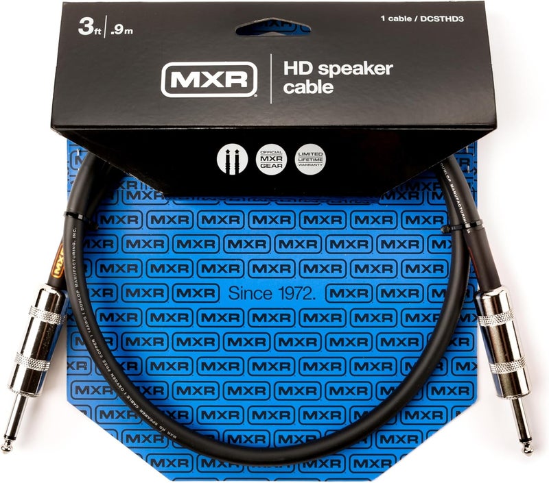 MXR Heavy Duty TS 1/4 Inch Speaker Cable 3 ft|0.9 m (DCSTHD3) - Image 1