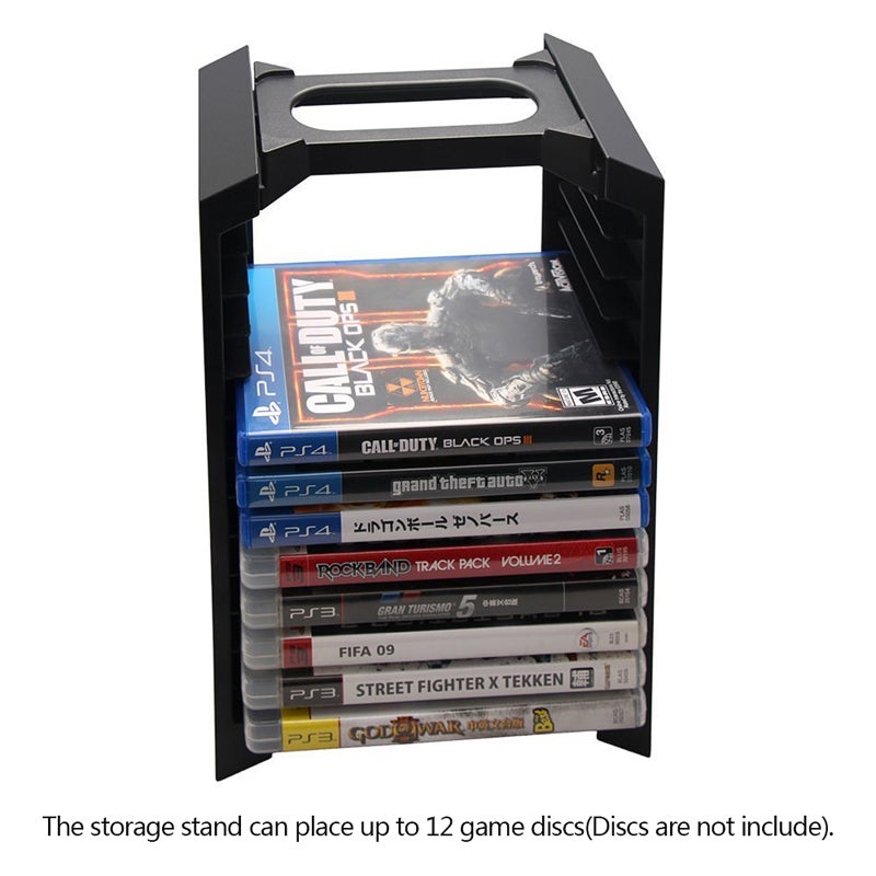 DOBE Multi-functional Storage Stand Kit for PS4 Game Discs Controllers with Dual Controller Charging Dock - Image 3