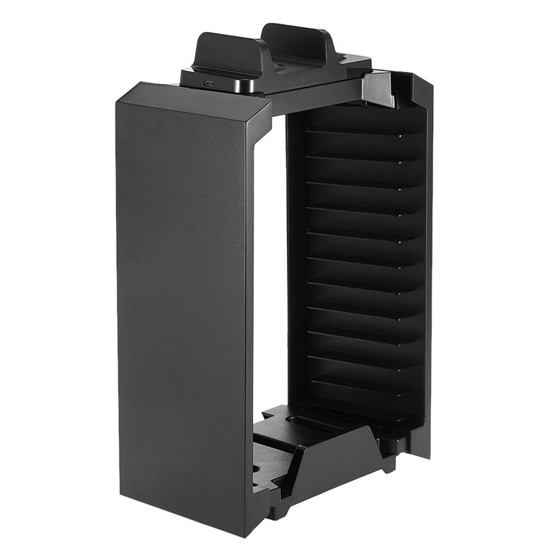 DOBE Multi-functional Storage Stand Kit for PS4 Game Discs Controllers with Dual Controller Charging Dock - Image 1