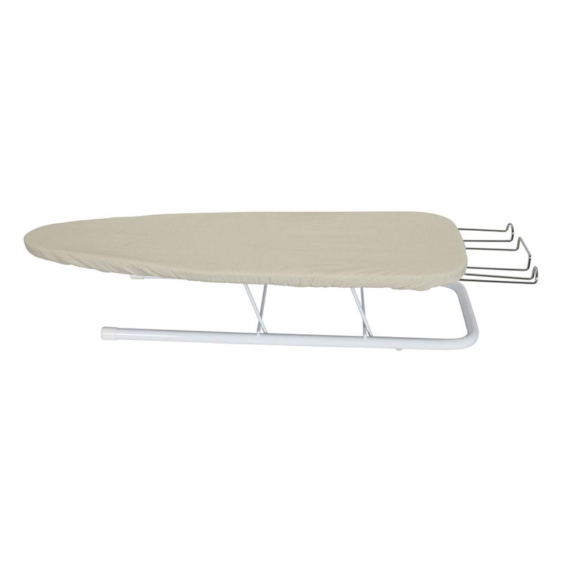 Household Essentials Tabletop Ironing Board with Iron Rest | Wood Top, Sturdy Metal Legs with Support Bars | Compact & Lightweight Ironing Board for Small Spaces, Dorms, Apartments | 30"x12" - Image 2