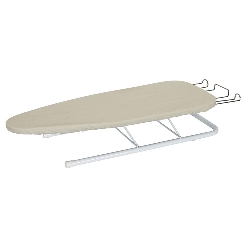Household Essentials Tabletop Ironing Board with Iron Rest | Wood Top, Sturdy Metal Legs with Support Bars | Compact & Lightweight Ironing Board for Small Spaces, Dorms, Apartments | 30"x12" - Image 1