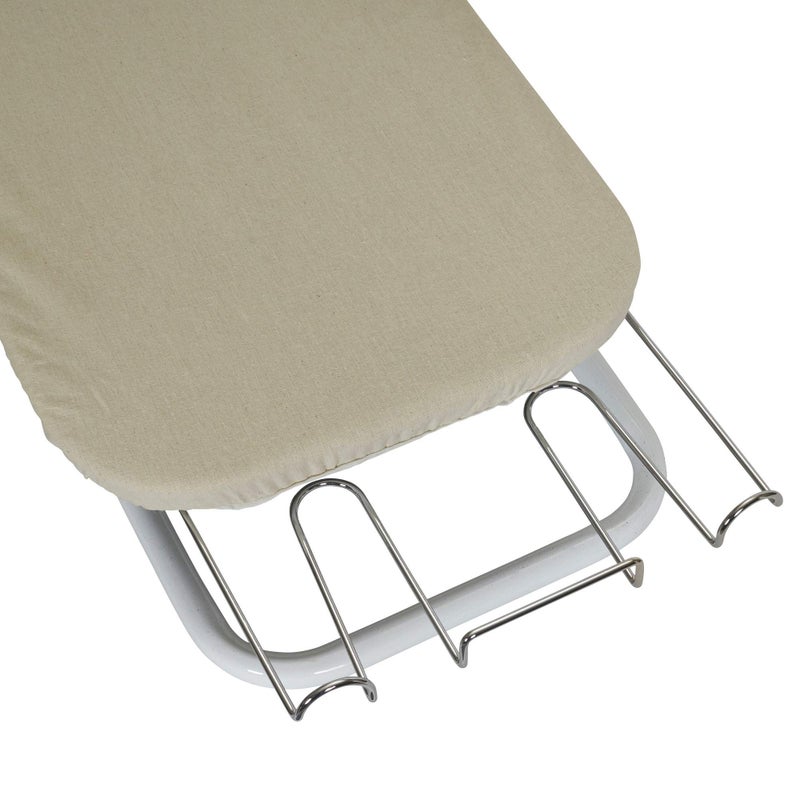 Household Essentials Tabletop Ironing Board with Iron Rest | Wood Top, Sturdy Metal Legs with Support Bars | Compact & Lightweight Ironing Board for Small Spaces, Dorms, Apartments | 30"x12" - Image 3
