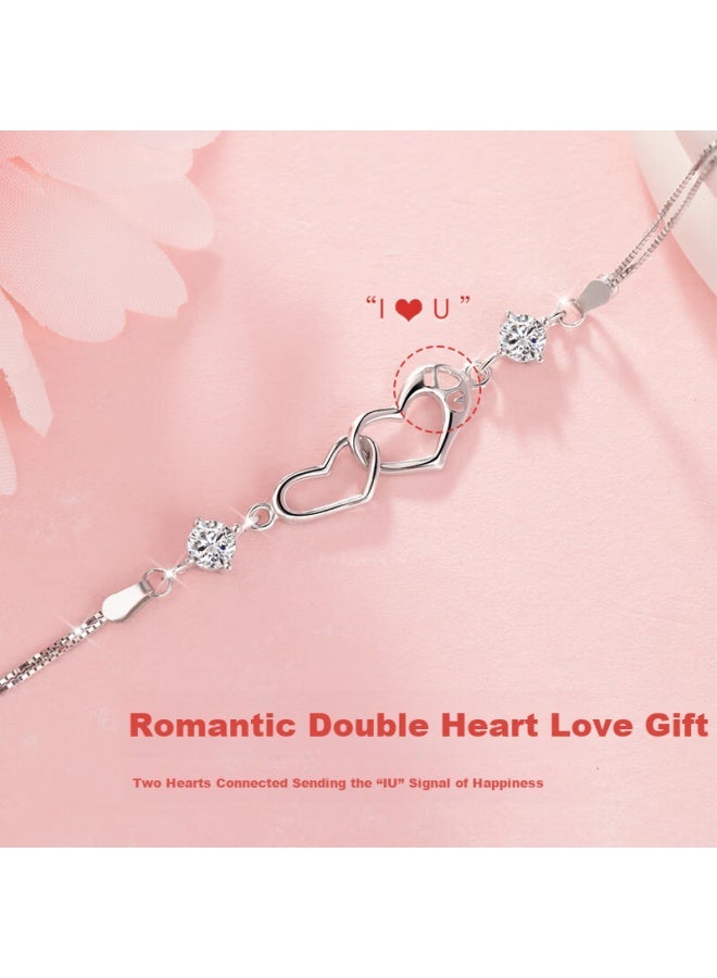 Manhe S925 Silver Bracelet For Women New Style Wristband elry Practical Birthday Gift For Wife Girlfriend - Image 3