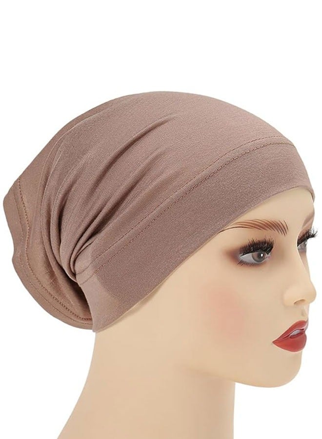 وهاواي 6pcs Women's Stretch Under Scarf Hijab Cap Hijab Tube Islamic Muslim Under Caps for Hijab Bonnet Cap Head Wears One Size Color Assorted  - Image 3
