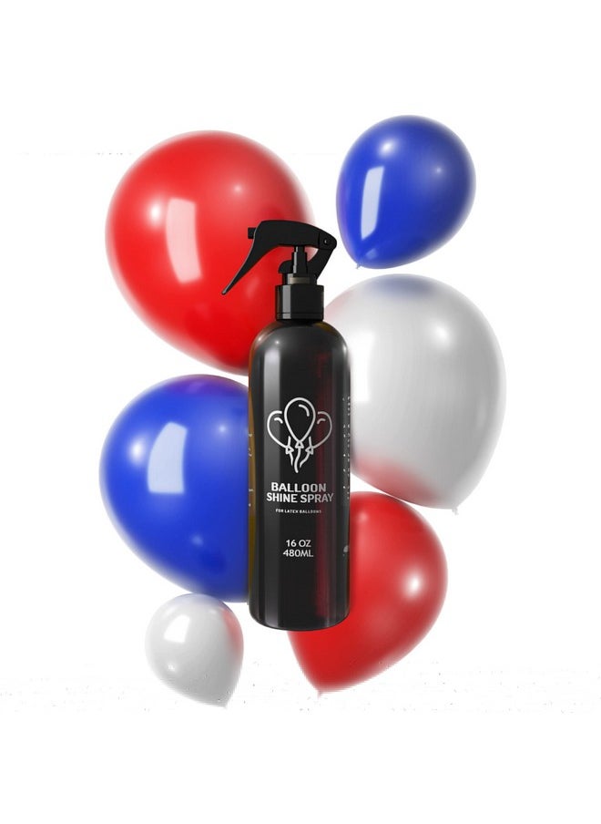 ORCA - Balloon Shine Spray (16Oz) ; Ultra Shiny Glow Spray For Latex Balloons. Balloon Brightener Spray For Lasting Gloss Finish (Brillo Para Globos) - Image 1