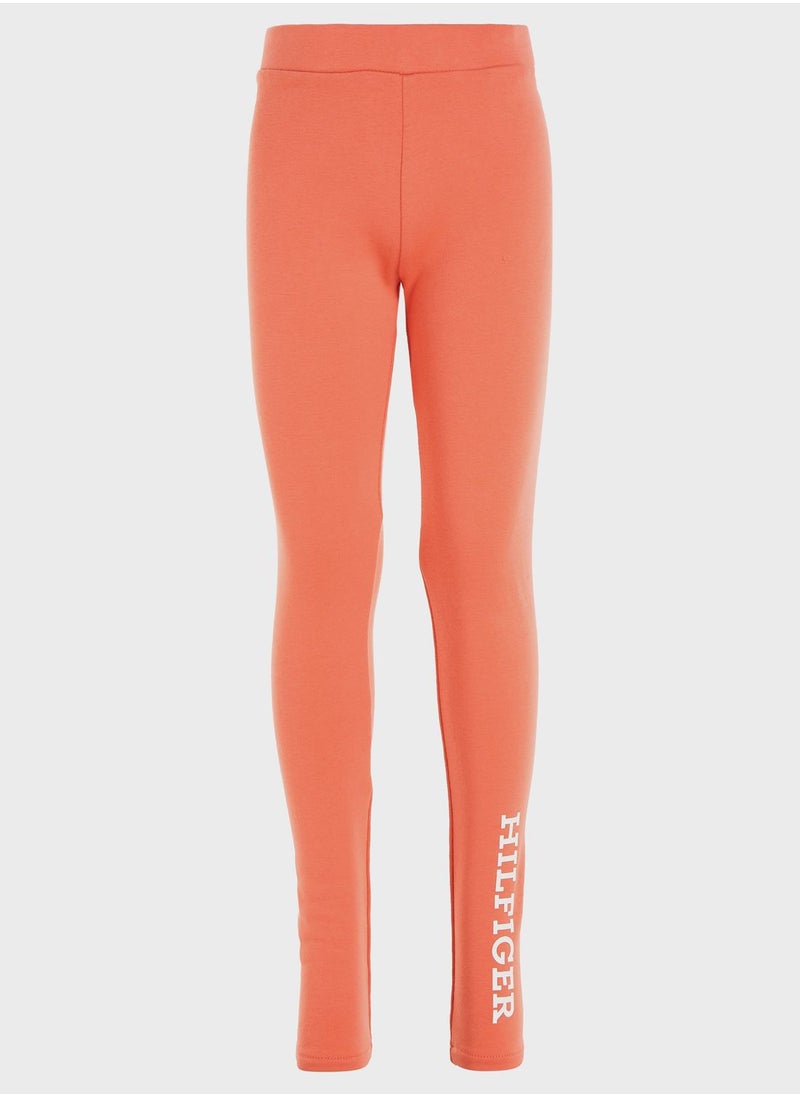 TOMMY HILFIGER - Kids Logo Leggings - Image 1