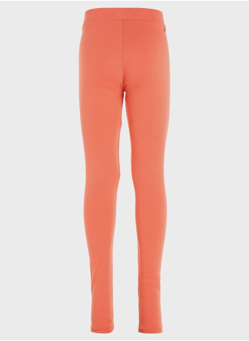 TOMMY HILFIGER - Kids Logo Leggings - Image 1