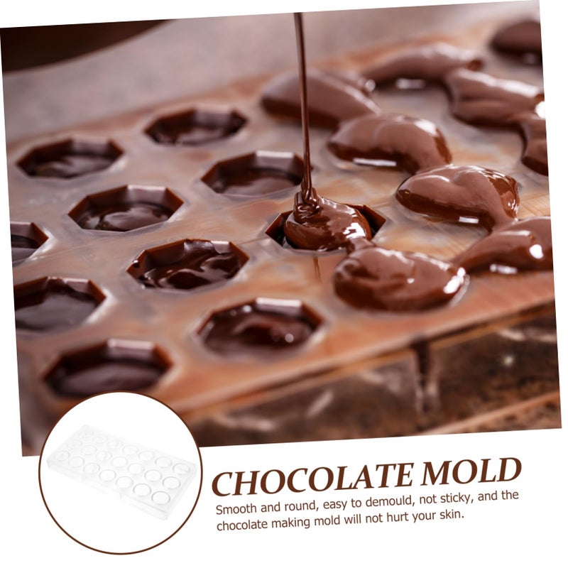 Small Chocolate Molds 21 Grids Ice Cube Baking Candy Mold Tray For Home Bakery - Image 3