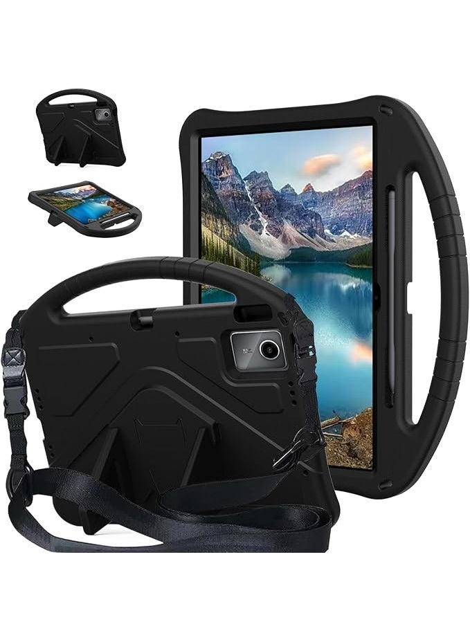 Compatible with Lenovo Idea Tab Plus 12.1 inch 2025 Tablet Case Kids Shockproof Handle Stand Tablet Cover Case with Shoulder Strap - Image 1