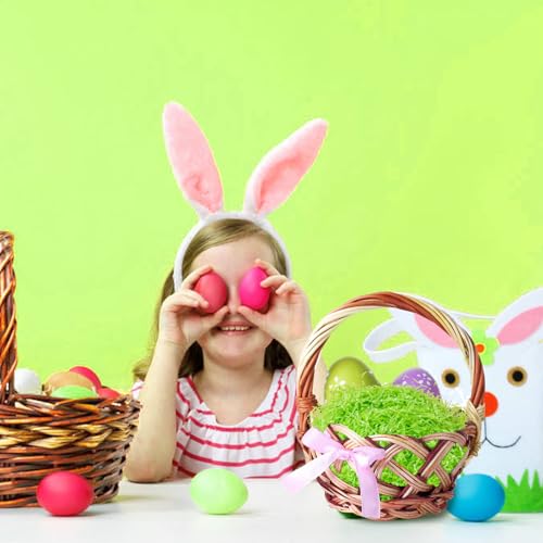 CIPOWM 230g/8oz Easter Grass Basket Filler Green Plastic Easter Fake Grass Shred Raffia Paper Fillers for Gift Wrapping Boxes Bags Basket Filling Party Supply - Image 5