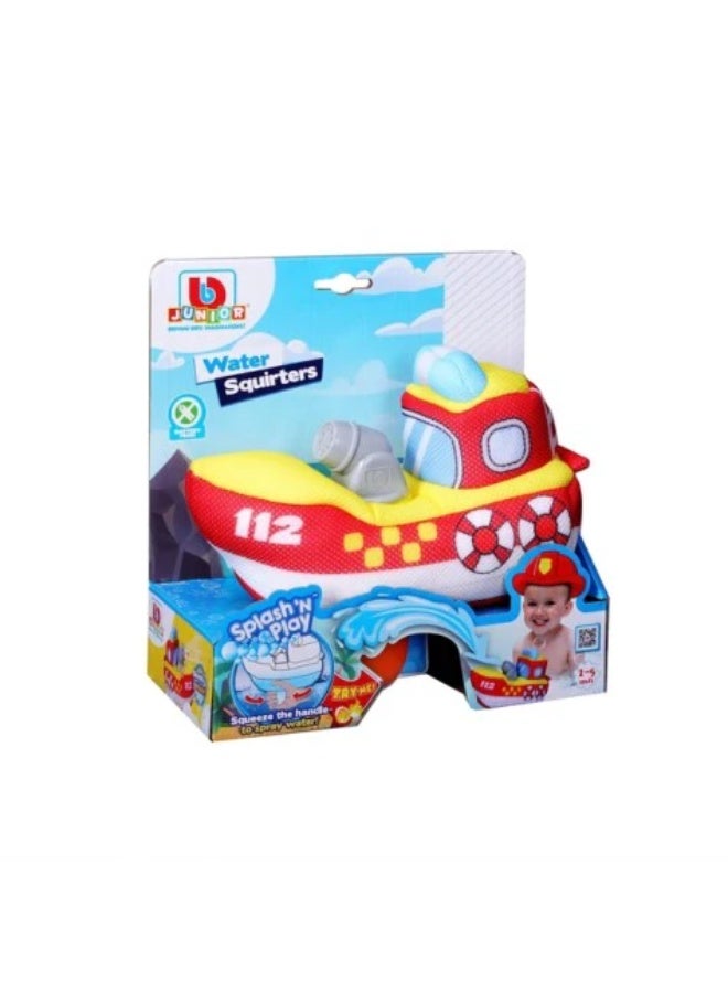 BBJunior Splash N Play Water Squirters Fire Boat 16-89061