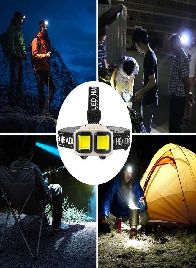 Linist Ultra Bright Waterproof CREE LED Rechargeable Headlamp - Weatherproof Head Torch,USB Charging, Power Display, and Adjustable Spotlight for Camping, Cycling, Hiking, Caving, and Hunting - Image 5