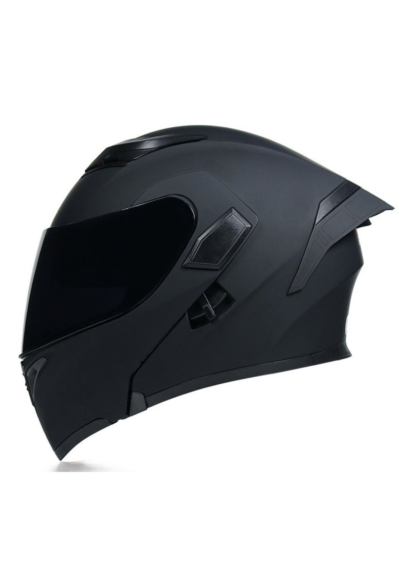 Jiekai New Double Mirror Helmet Semi Full Cover Four Seasons Motorcycle Helmet 