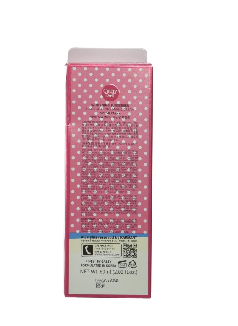 Cathy Doll Karmart Cathy Doll BB Cream Cathy L-glutathione Spf130pa+++ 60 Ml  - Image 2