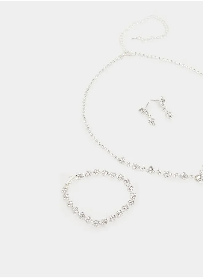 ستايلي Styli Embellished Jewelry Set