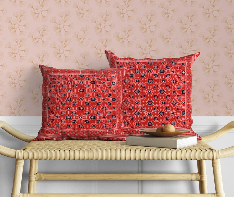 AAZEEM Decorative 16x16 Inch Throw Pillow Covers Set of 5 | Super Soft Velvet Pillows|Fall Pillowcase for Living Room Bedroom Sofa Couch Cushion Cover |Red Color| 40x40cm| - Image 5