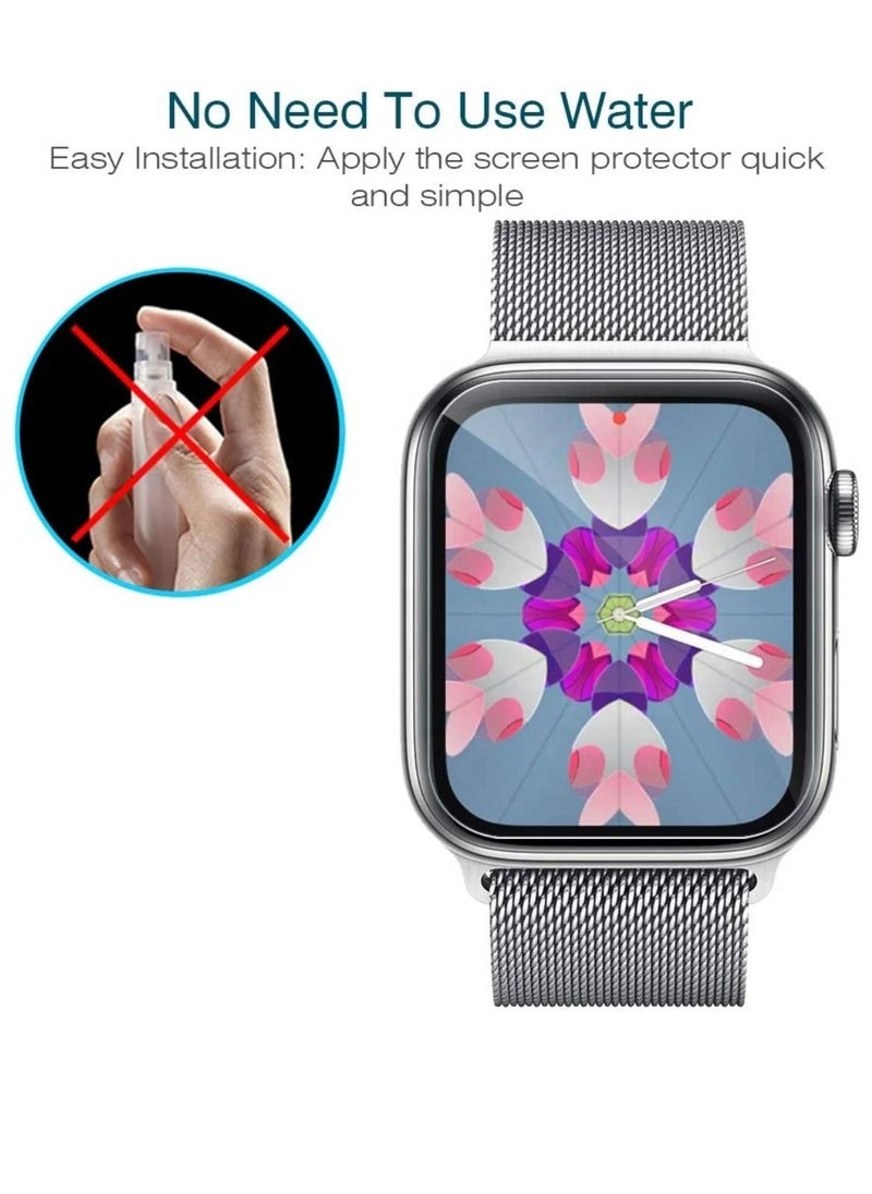 Nano Optics iWatch Screen Protector - Tempered Glass UV Glass with H9 Hardness and Anti-Fingerprint Coating 38mm and 42mm