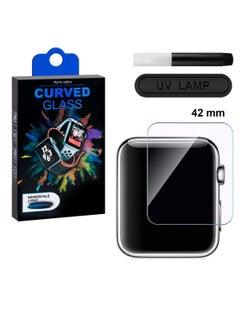 Nano Optics iWatch Screen Protector - Tempered Glass UV Glass with H9 Hardness and Anti-Fingerprint Coating 38mm and 42mm - pzsku/Z5BA89A36C5469047CD54Z/45/_/1684066781/be28b88a-cff9-405c-bc77-64f96d145f24