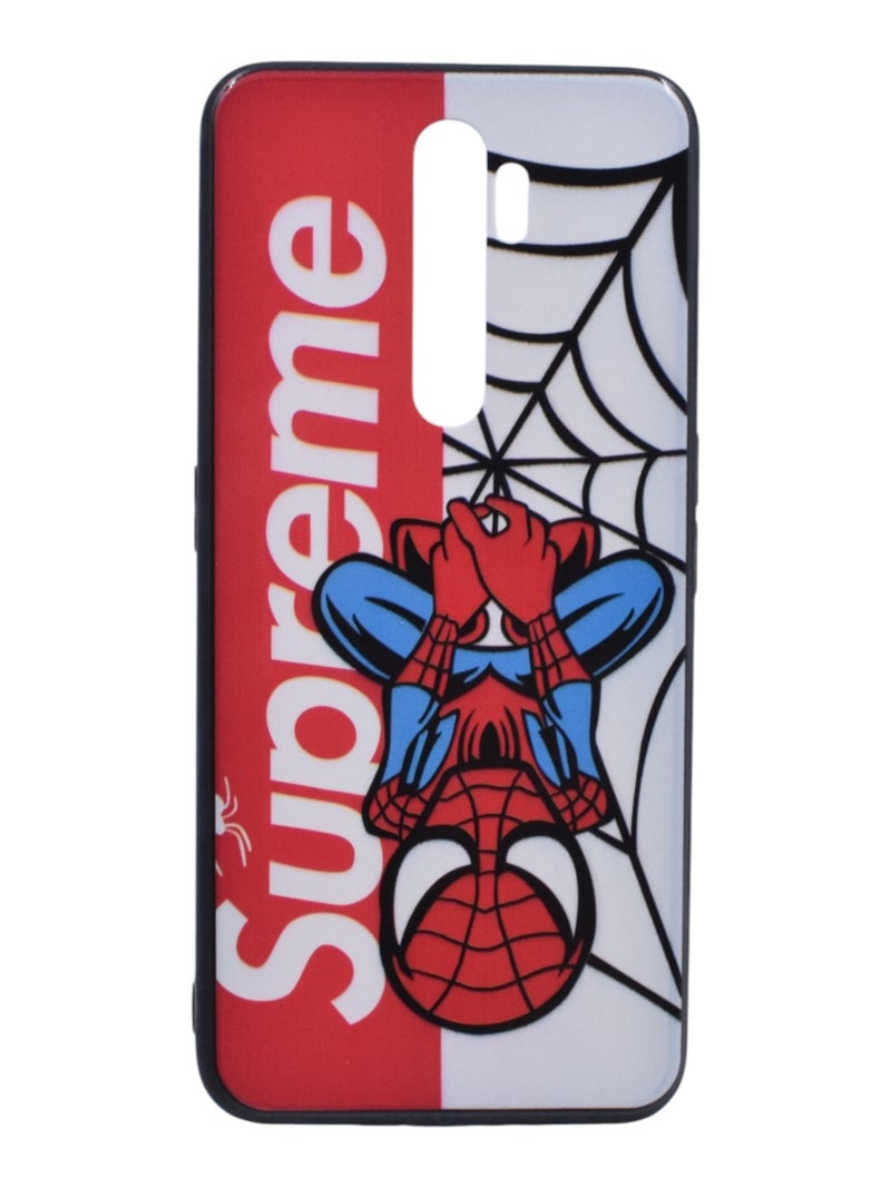 SPIDERMAN Plastic Back Cover For Oppo A5 (2020) / Oppo A9 (2020) - Multicolor 437 - Image 1