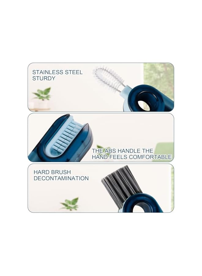 promass 3 in 1 Multifunctional Cleaning Brush, 3 in 1 Tiny Bottle Cup Lid Detail Brush Straw Cleaner Tools Multi-Functional Crevice Cleaning Brush, Multipurpose Bottle Gap Cleaner Brush (3Pcs) - Image 4
