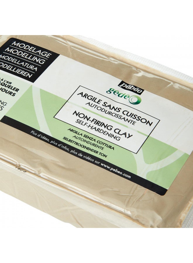 Pebeo Gedeo 1.5 Kg Air Drying Clay, Natural - Image 1