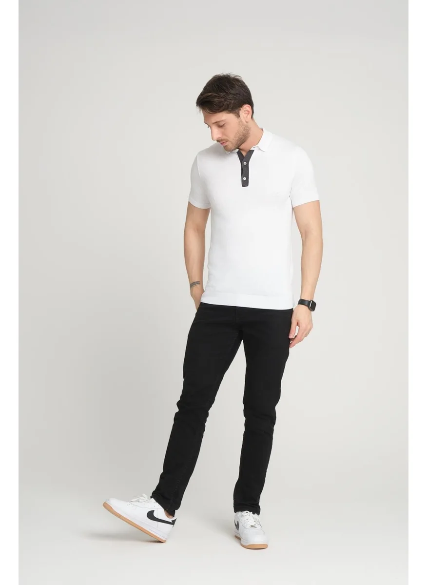 الكسندر جاردي Polo Neck T-Shirt E21-18108)