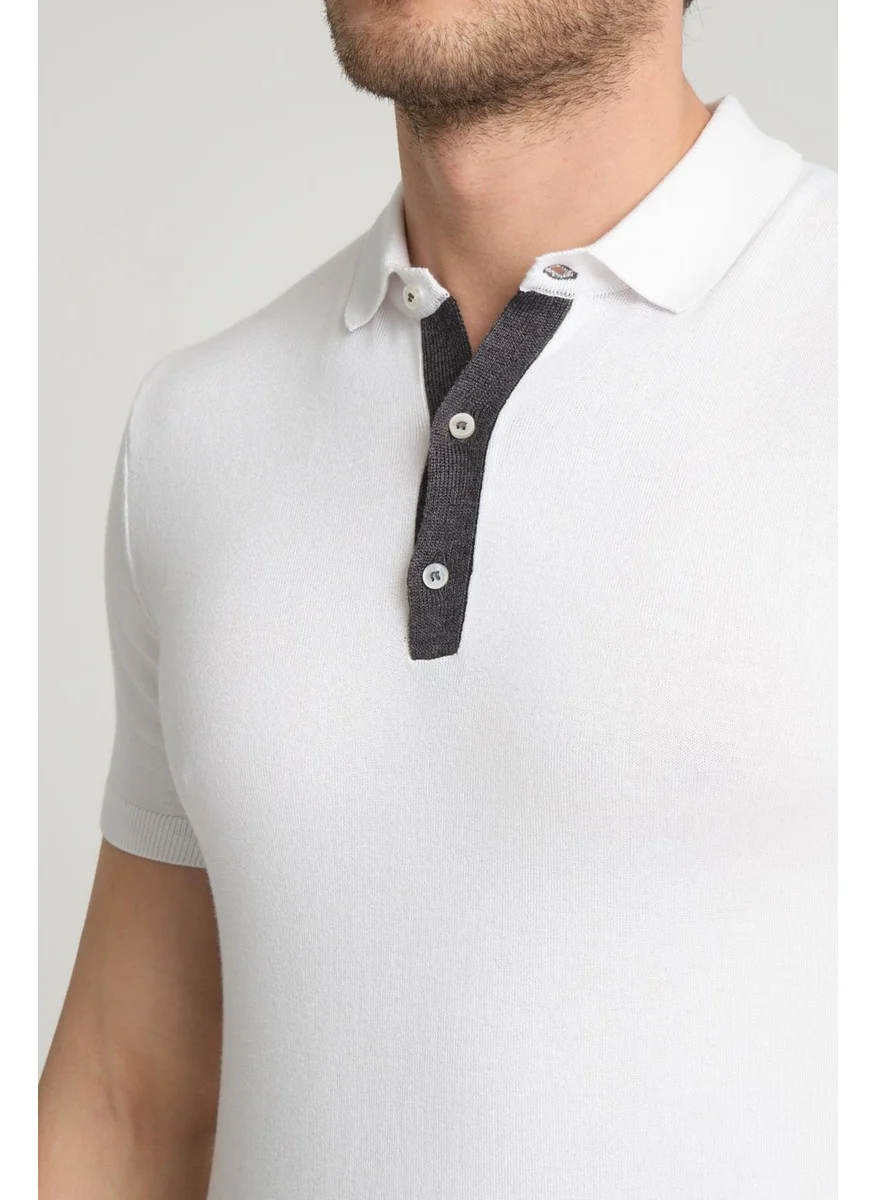 الكسندر جاردي Polo Neck T-Shirt E21-18108)