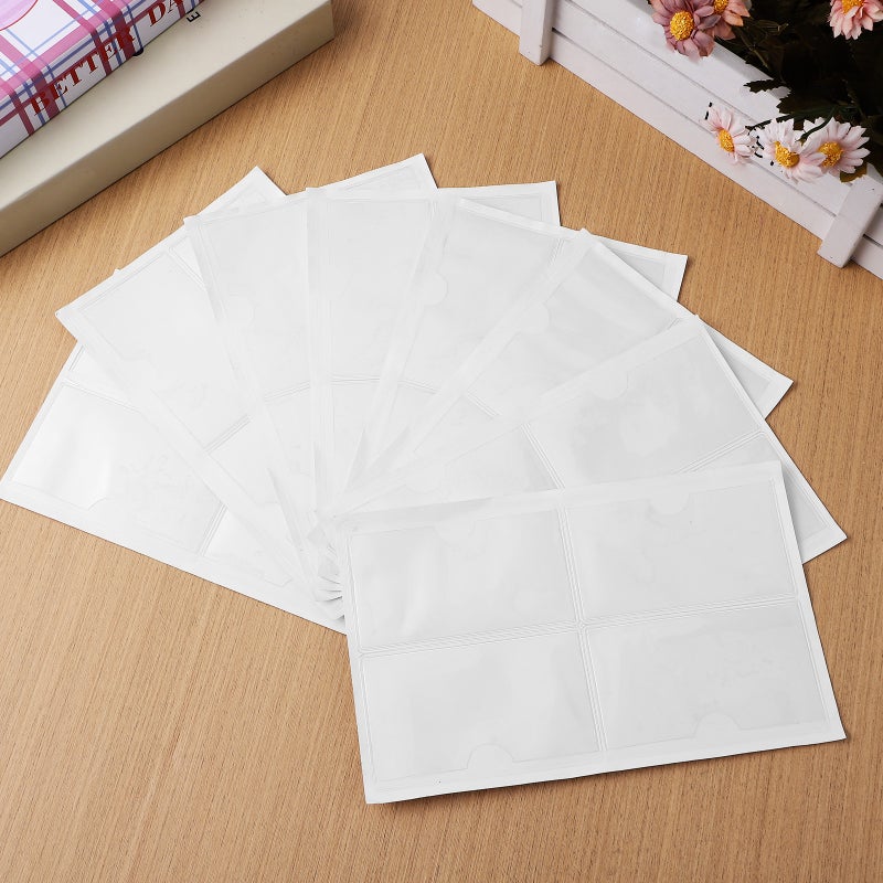 36 PCS حاملو الملصقات الذاتية لاصق أفقي بطاقة الجيوب الجيوب الأكمام بطاقة الأكمام - Image 4
