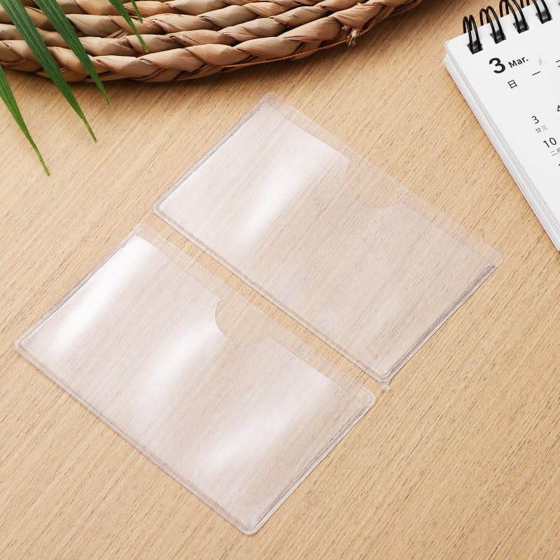 36 PCS حاملو الملصقات الذاتية لاصق أفقي بطاقة الجيوب الجيوب الأكمام بطاقة الأكمام - Image 5