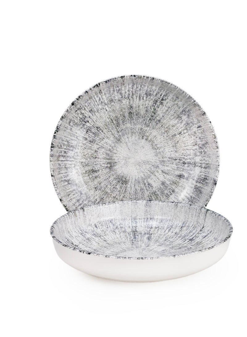 EDESSA طبق شوربة سيراميك إديسا أستين 21 سم - متعدد الألوان (طقم من 6) - Image 4