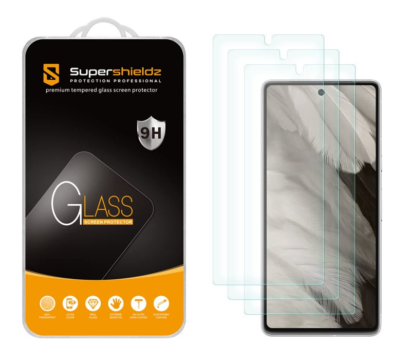 Supershieldz 3 Pack Designed for Google Pixel 7a Tempered Glass Screen Protector Anti Scratch Bubble Free - Image 3